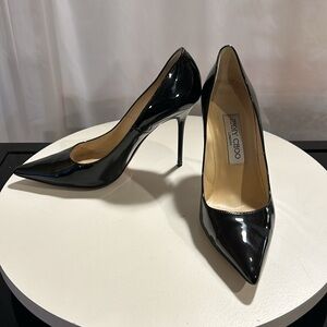 Jimmy Choo Black Patent Leather Heels
